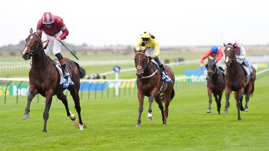 Beauvatier is away and clear in the Challenge Stakes