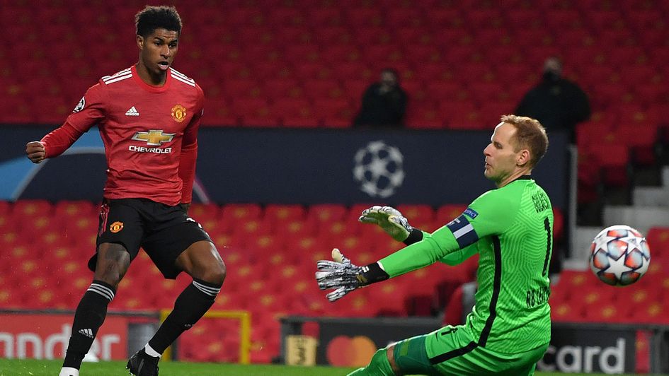 Manchester United S Marcus Rashford 10 1 For Champions League Top Scorer After Leipzig Hat Trick
