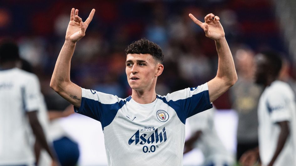 Phil Foden in pre-season