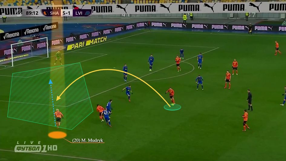 Image 11 - Superbly timed run into the box