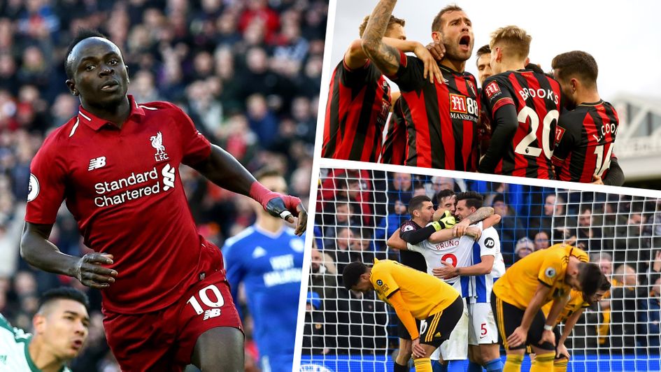 Premier League review: Wins for Liverpool, Bournemouth and Brighton