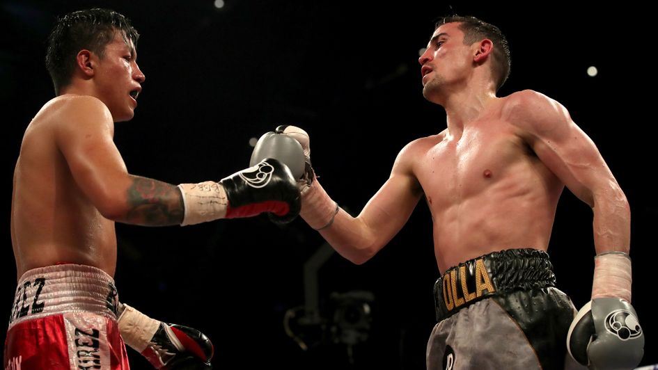 Anthony Crolla (right) won on points in Cardiff