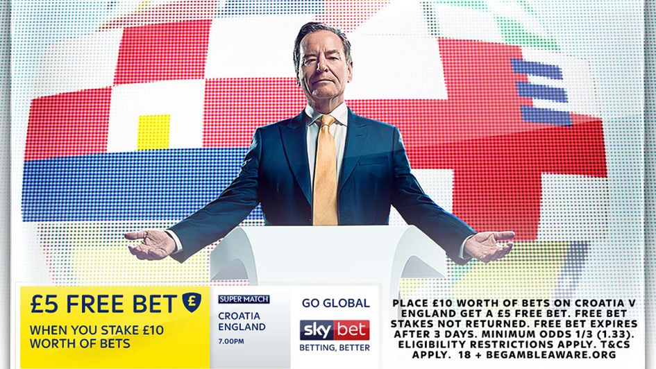 Sky Bet's Super Match continues with Croatia v England