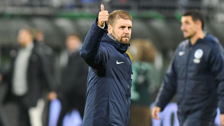 Brighton's manager Fabian Hurzeler