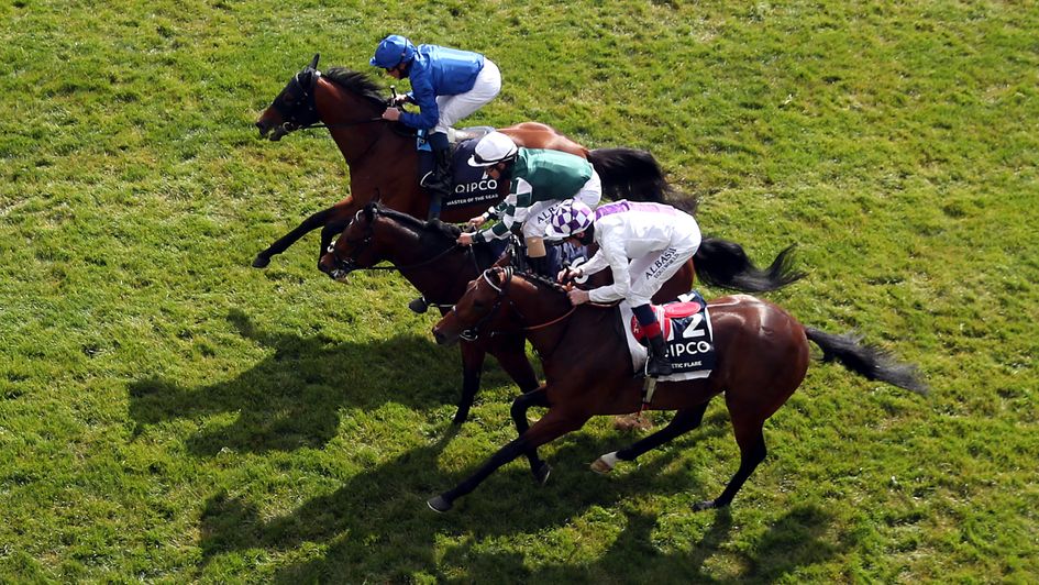 Poetic Flare (near side) edges a thrilling 2000 Guineas