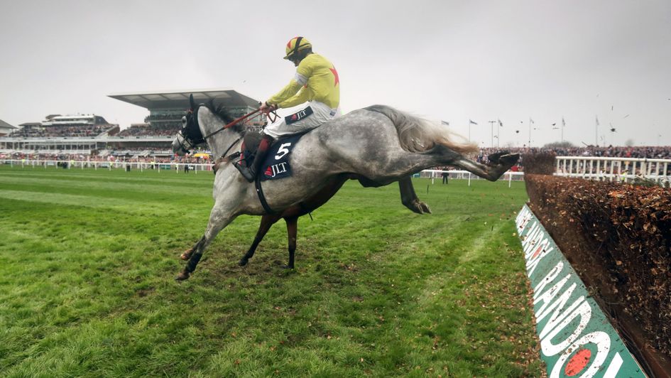 Politologue on his way to victory at Aintree