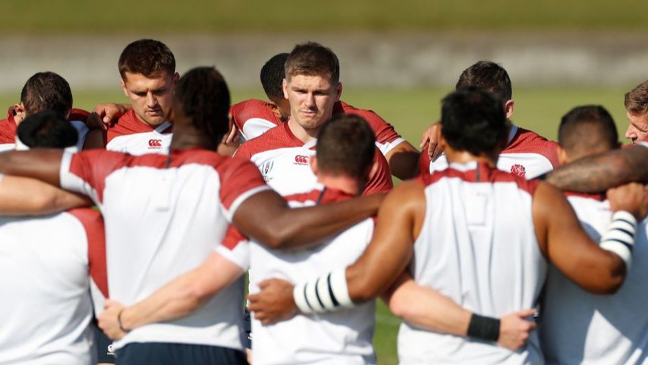 Owen Farrell and his England squad