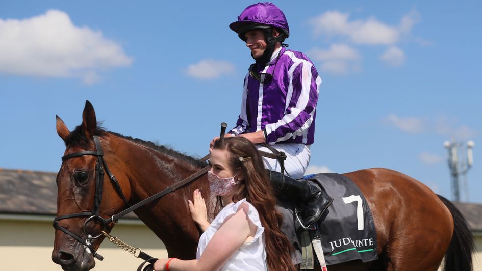 Snowfall returns in triumph after the Juddmonte Irish Oaks