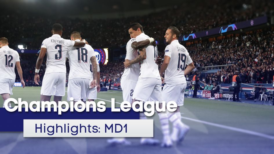 Watch all the highlights from matchday one of the Champions League