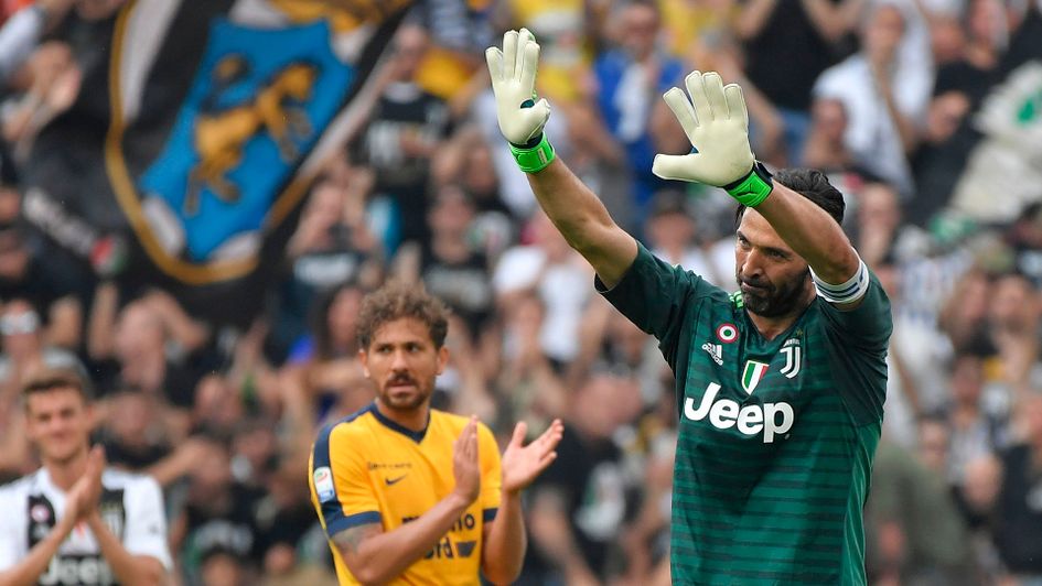 Gianluigi Buffon, pictured in his final appearance for Juventus