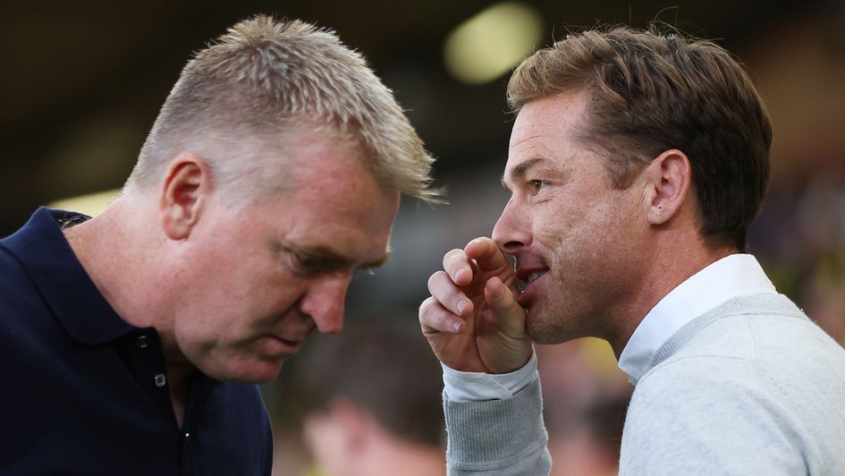 Scott Parker in conversation with Dean Smith