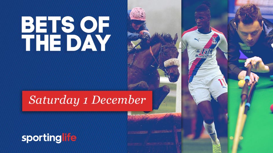Catch up with the Sporting Life team's best bets for Saturday December 1