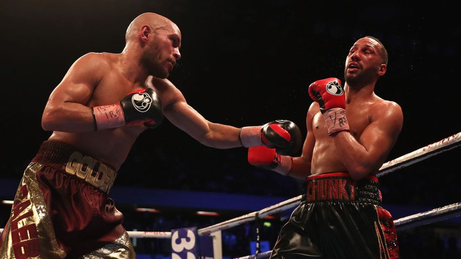 Caleb Truax lands on James DeGale