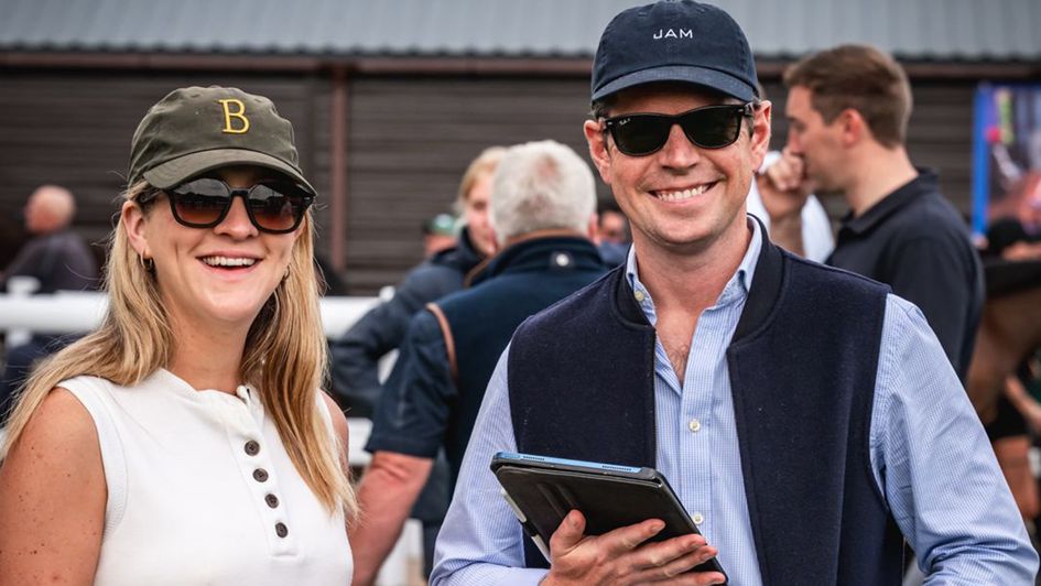Jamie Insole (right) pictured with Jess Stafford