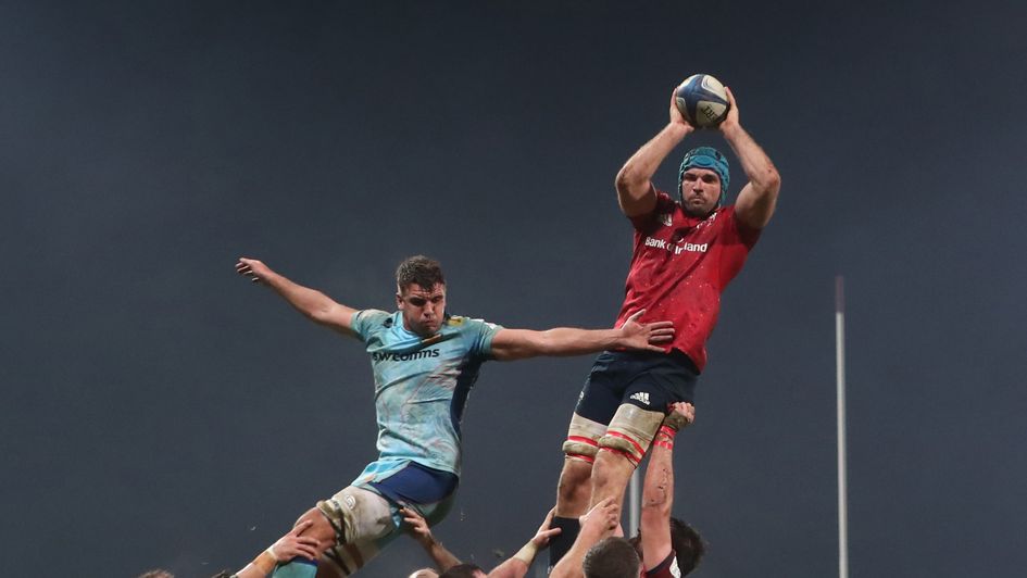 Tadgh Beirne in action for Munster