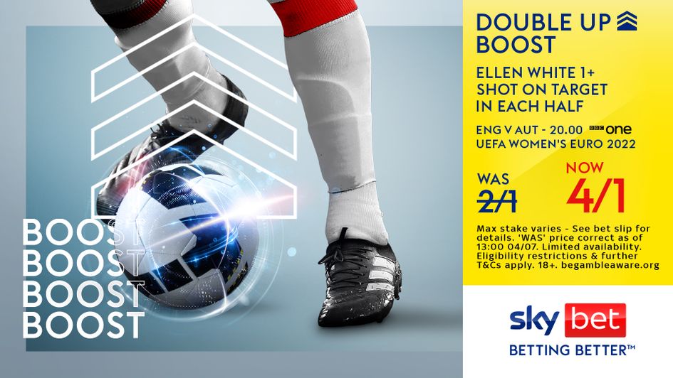 Sky Bet ENG v AUT boost -> http://m.skybet.com/go/event/29725170/bet?sels=1075974296&aff=688&dcmp=SL_ED_FOOTBALL_SLIP_EllenWhiteBoost_0607