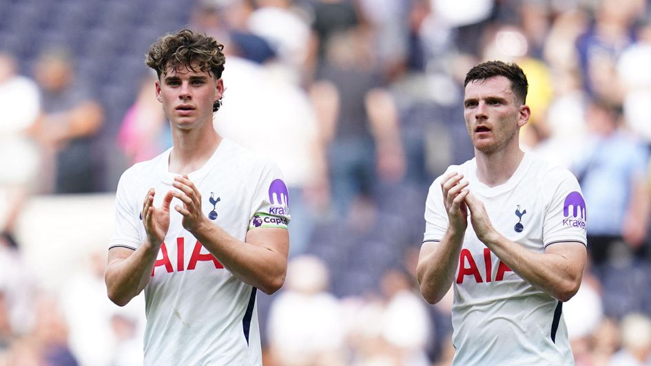 Archie Gray (left) and Andy Robertson (right)