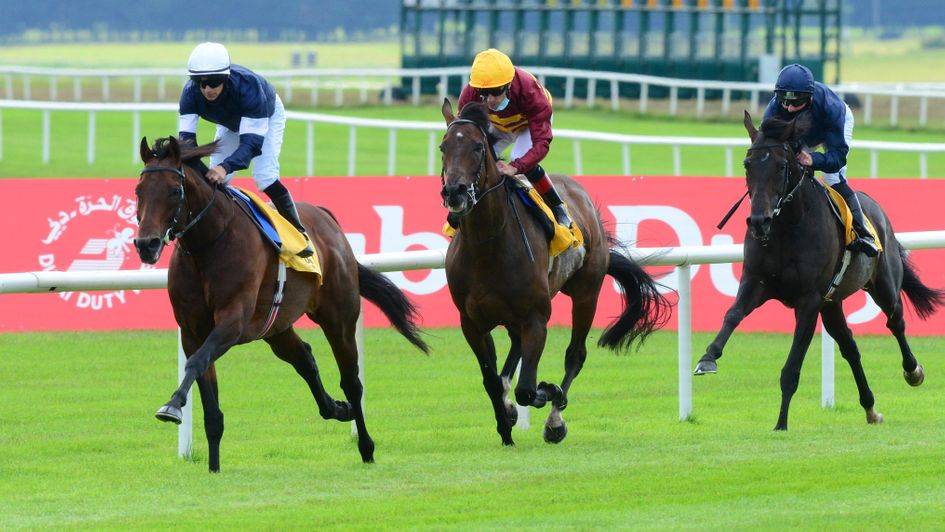 Buckhurst (left) bags another Curragh success