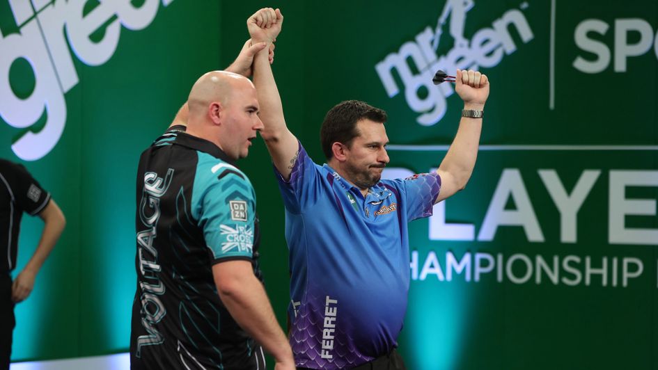 Rob Cross was stunned by Jonny Clayton (Picture: Lawrence Lustig/PDC)