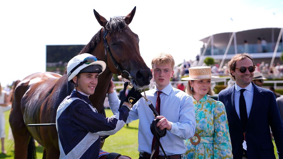 Enceladus pictured after winning the Gordon Stakes