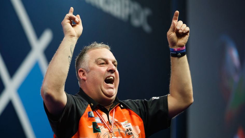 James Richardson celebrates