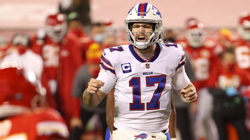 Josh Allen in action for Buffalo Bills