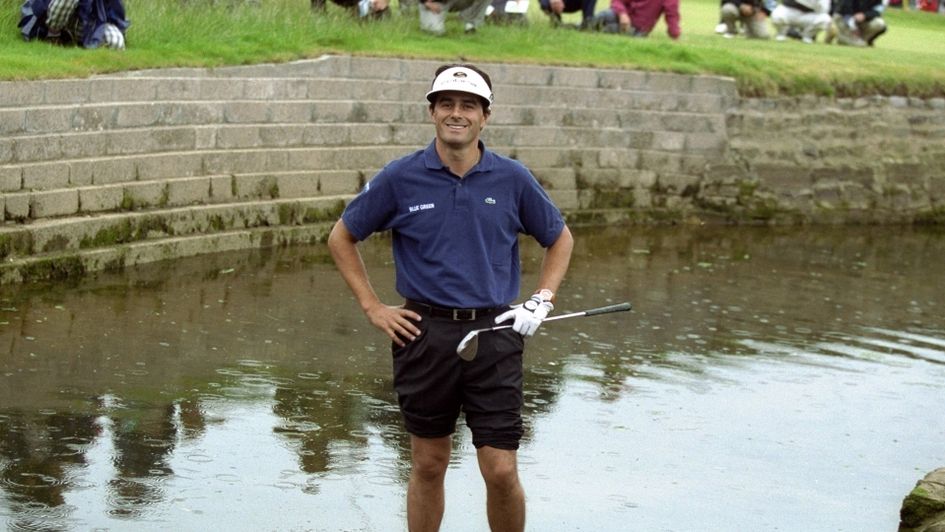 Jean van de Velde in the burn in 1999
