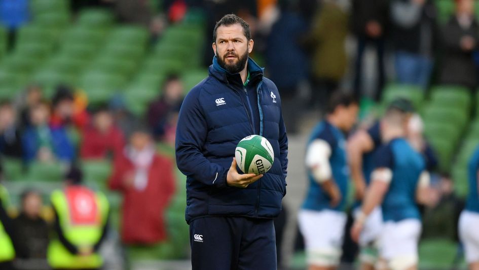 Andy Farrell has stepped up from assistant to head coach with Ireland