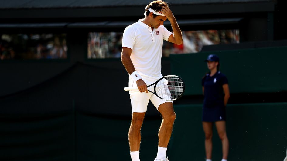 Roger Federer: The Swiss ace lost his Wimbledon quarter-final match with Kevin Anderson