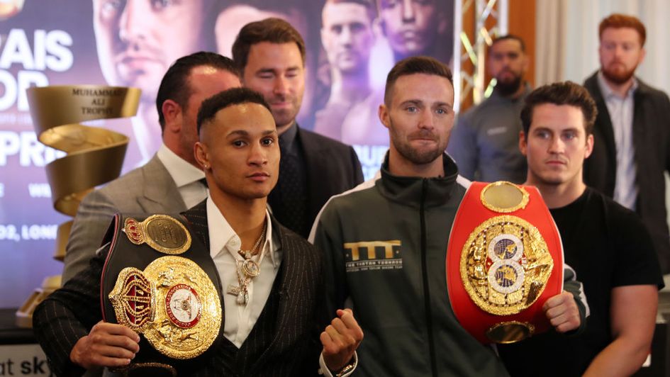 Josh Taylor (right) and Regis Prograis