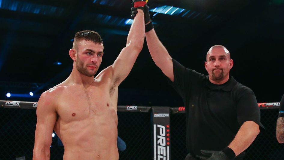 Adam Proctor, left, was victorous at Cage Warrior 112 in March just before lockdown