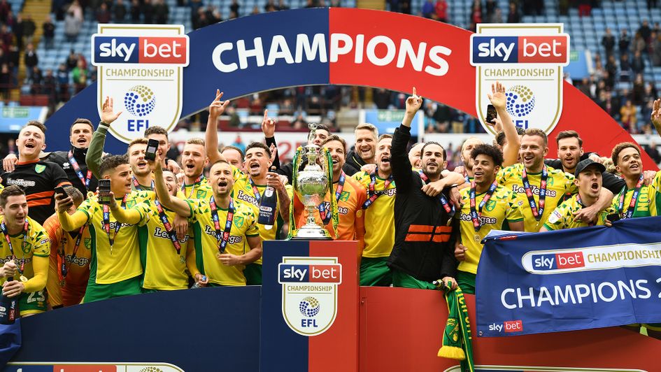 Norwich City won the 2018/19 Sky Bet Championship title