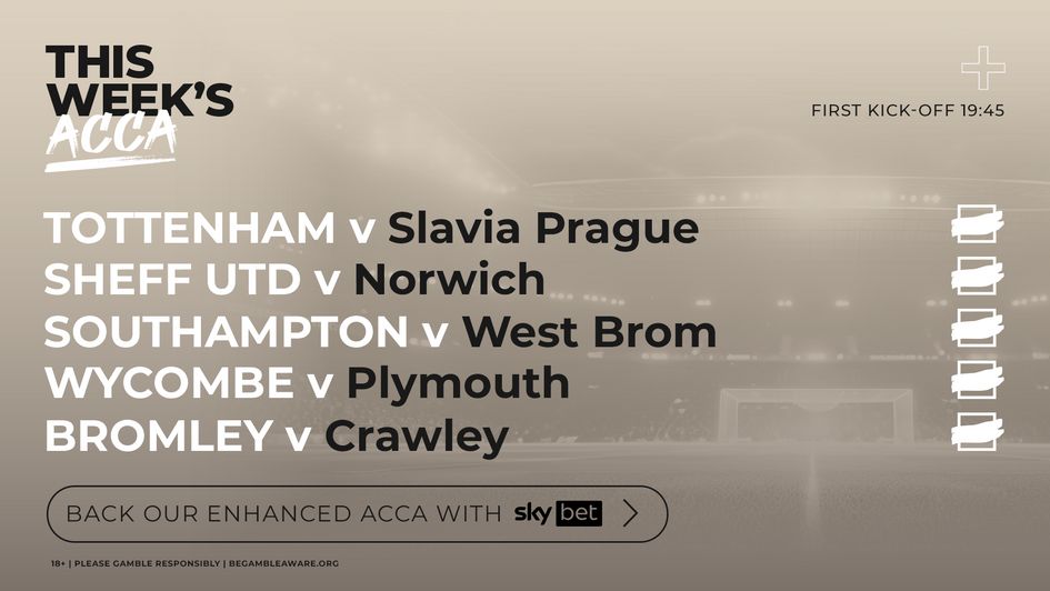 CLICK HERE to back our 14/1 acca!