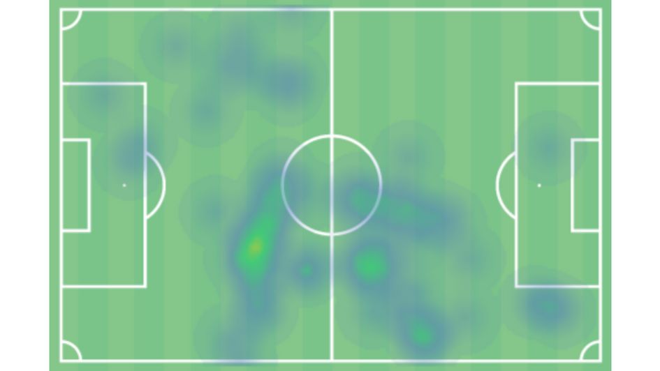 Bellingham's heat map v USA