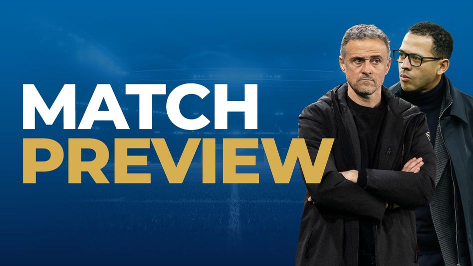 psg v chelsea - luis enrique and liam rosenior