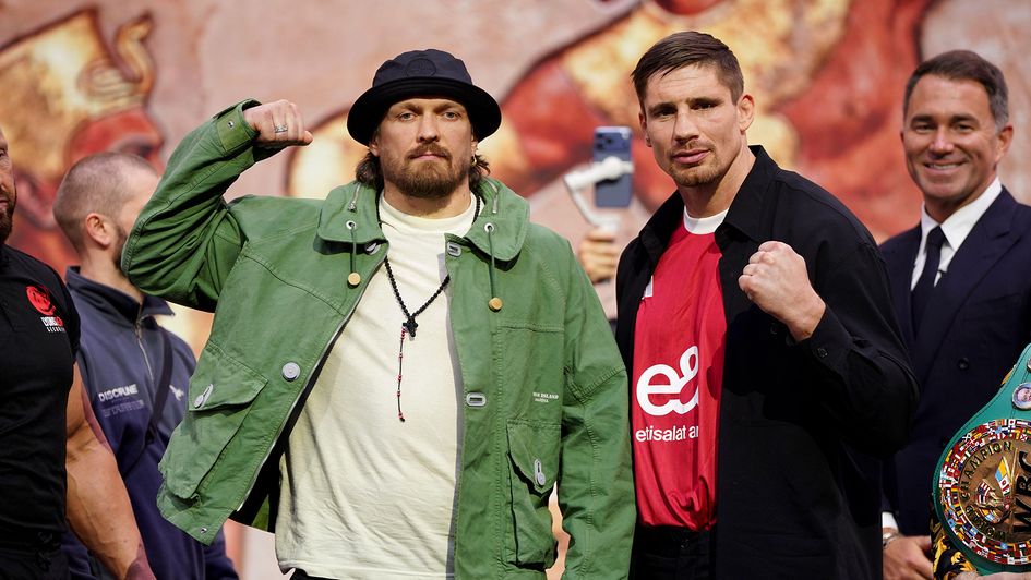 Oleksandr Usyk and Rico Verhoeven