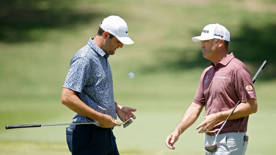 Scottie Scheffler and Ryan Palmer