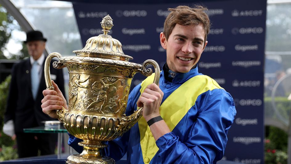 James Doyle with the King George trophy