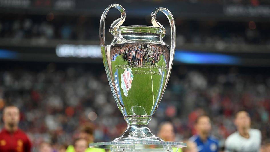 The Champions League trophy