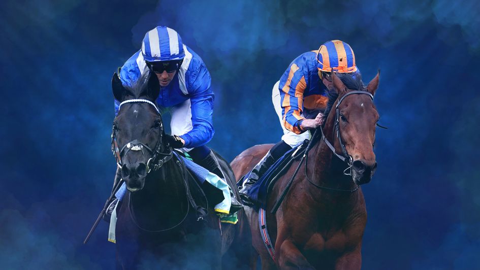 Mostahdaf (left) and Paddington are set for a huge clash in the Juddmonte International