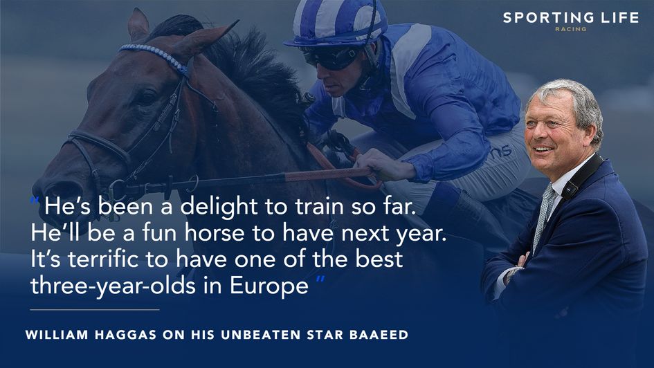 William Haggas on Baaeed