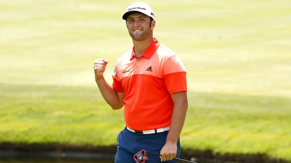 Jon Rahm is all smiles