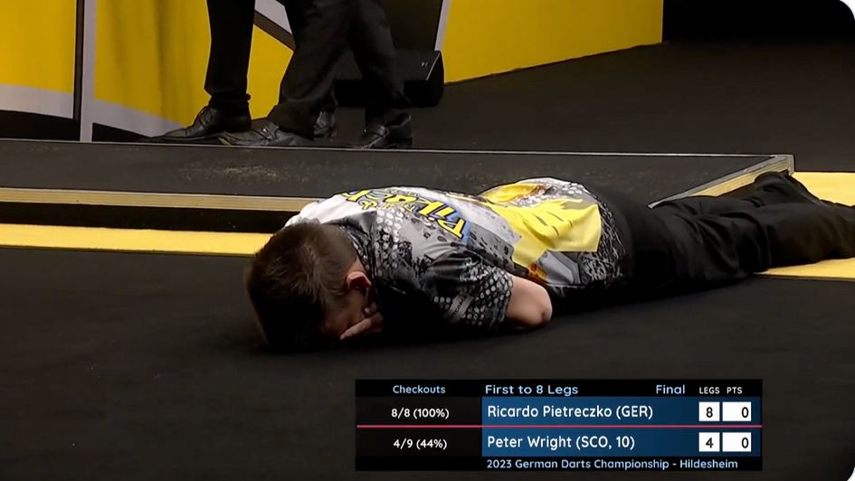 Ricardo Pietreczko hit all eight of his attempts at doubles