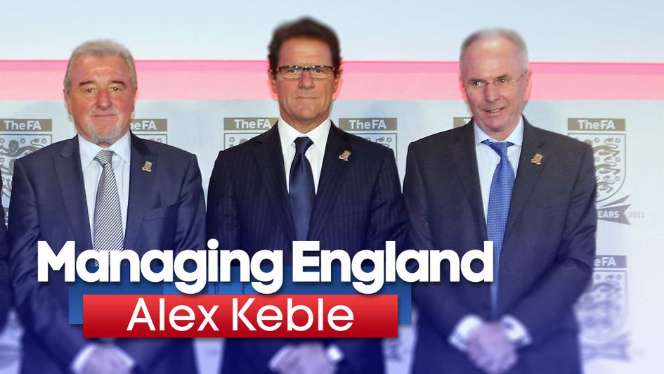 Alex Keble looks at England's managers over the last 25 years