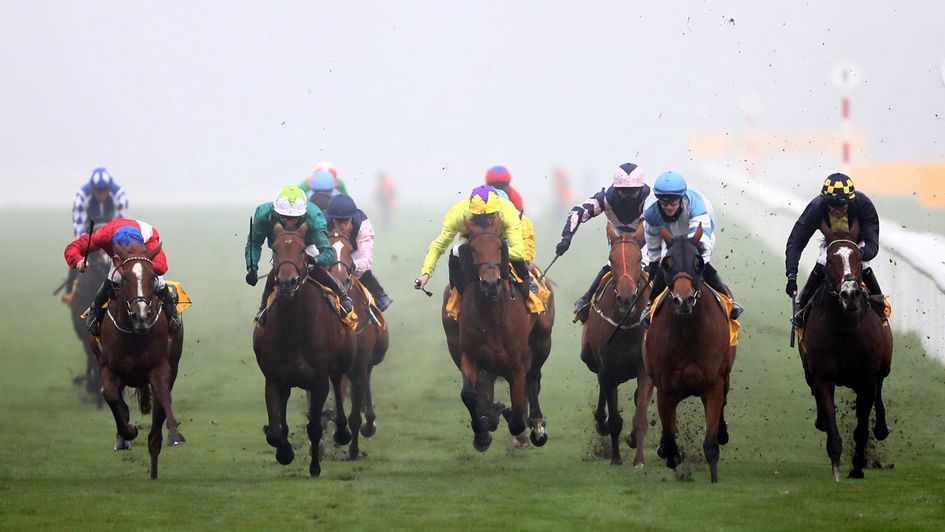 Chamade (second right) winds at Doncaster