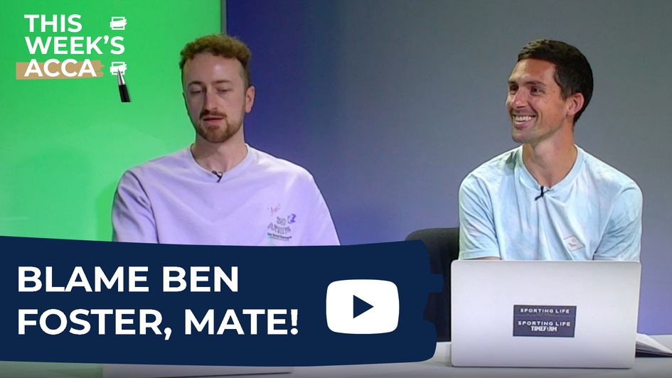 This Week's Acca Ben Foster