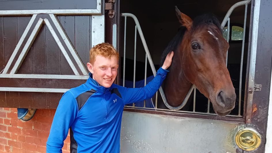 Tom Fanshawe pictured with Derby hope Ambiente Friendly
