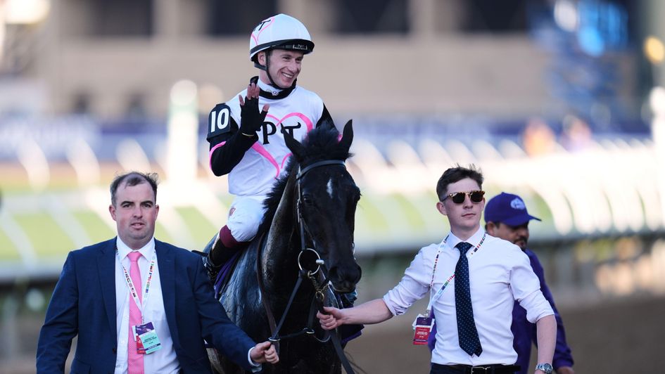 Oisin Murphy is all smiles on Balantina