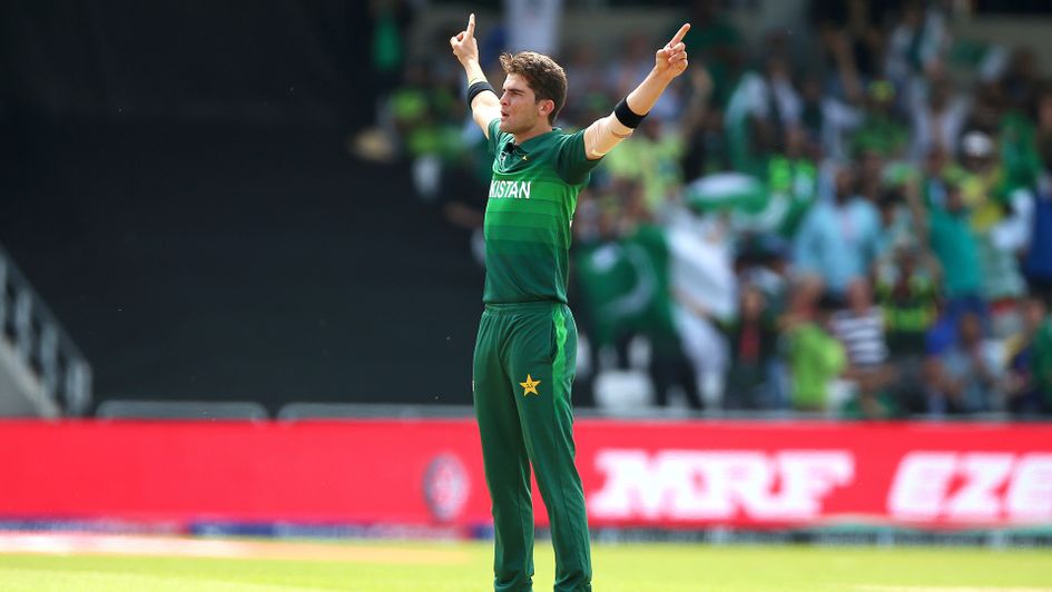 Shaheen Afridi celebrates at Headingley