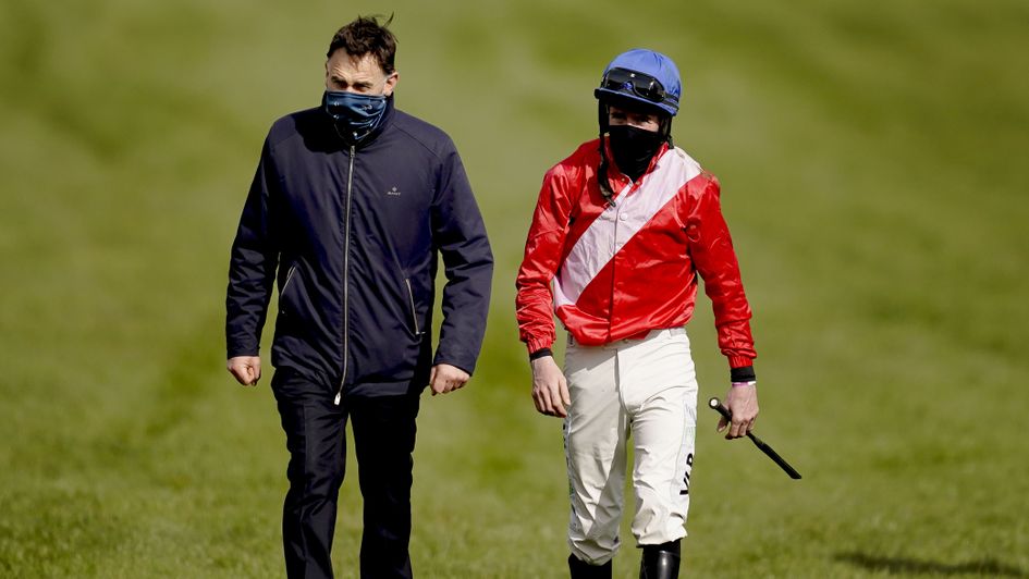 Henry de Bromhead and Jack Kennedy after Envoi Allen's fall